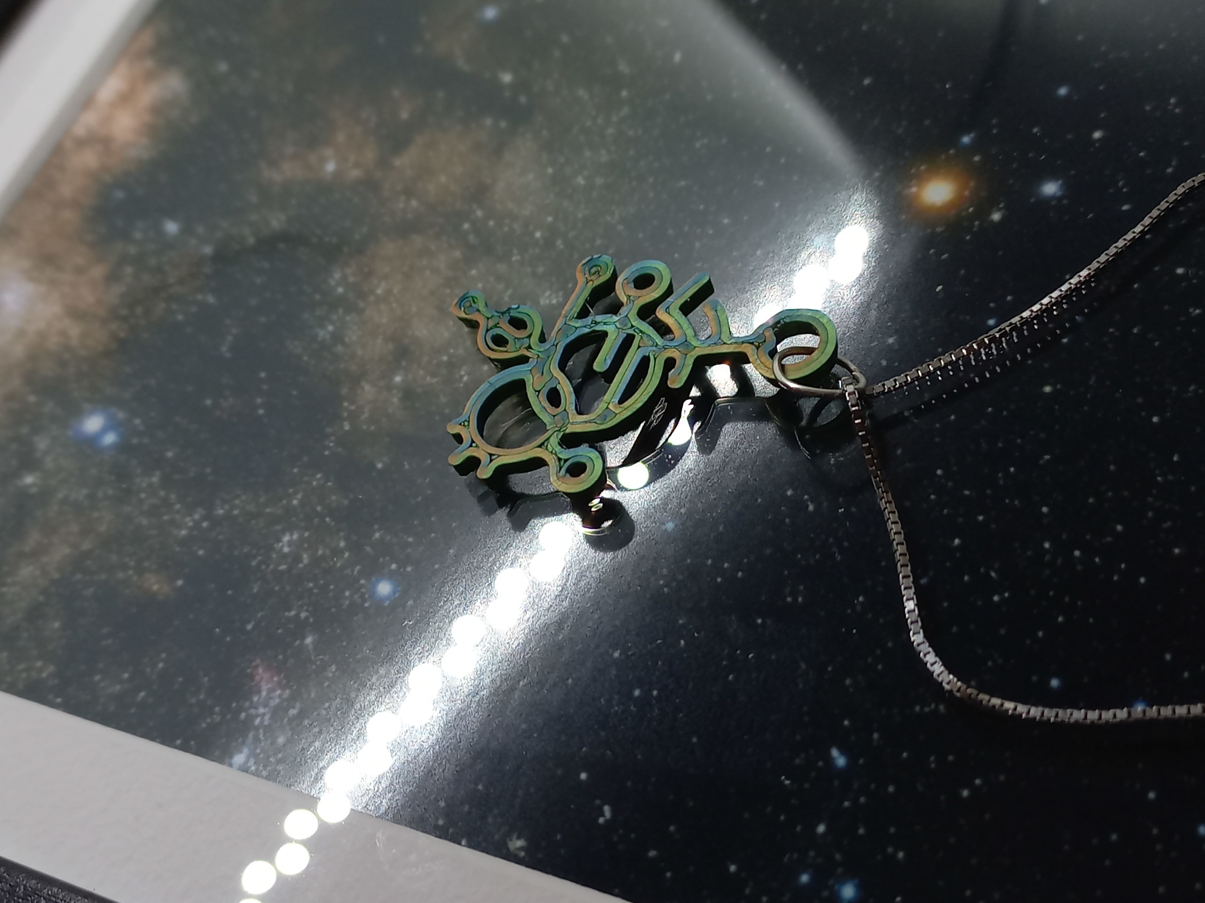 Crop Circle Symbol pendant 3D print model_7