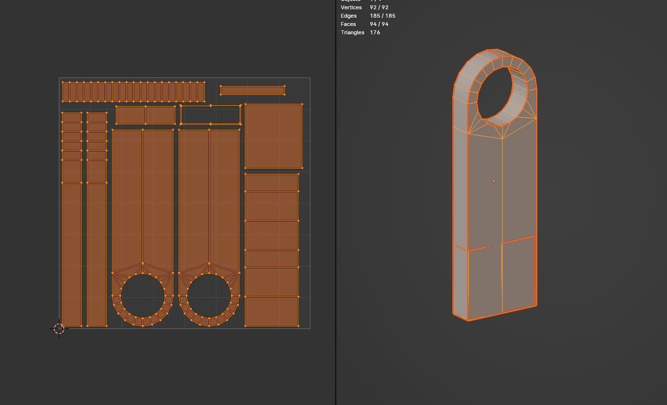 pendrive kingston Low-poly 3D model_3