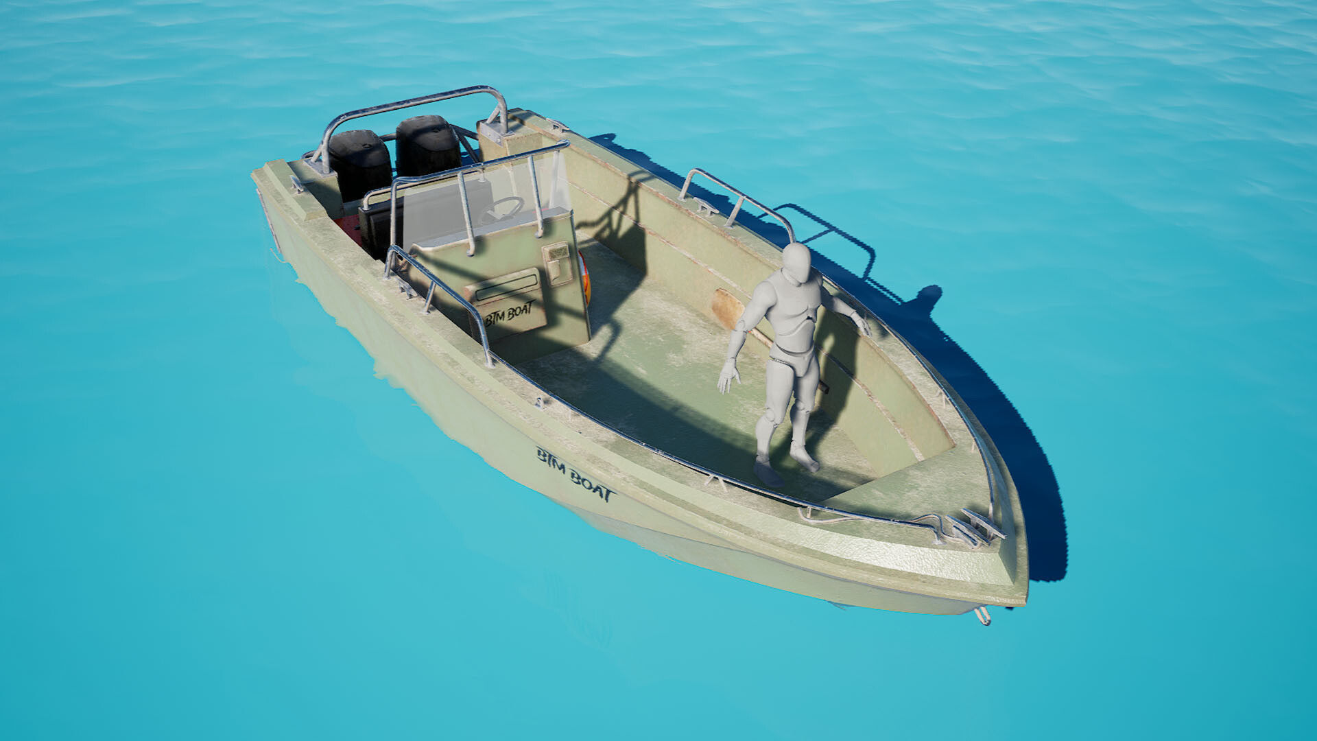 Btm Boat v2 - Unreal Engine Project Low-poly 3D model_6