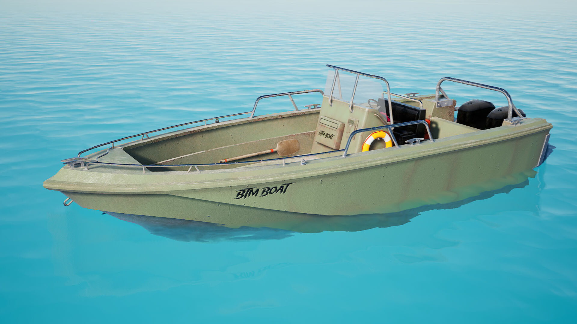 Btm Boat v2 - Unreal Engine Project Low-poly 3D model_1