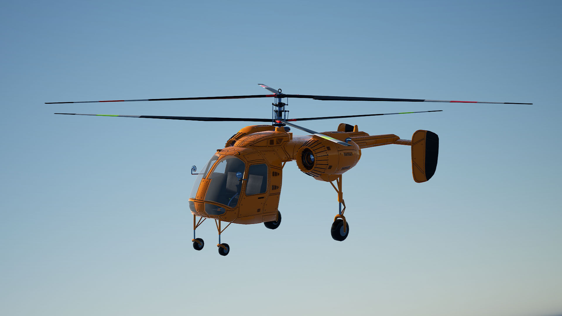 ZBL KA36 Helicopter - Unreal Engine Project Low-poly 3D model_9