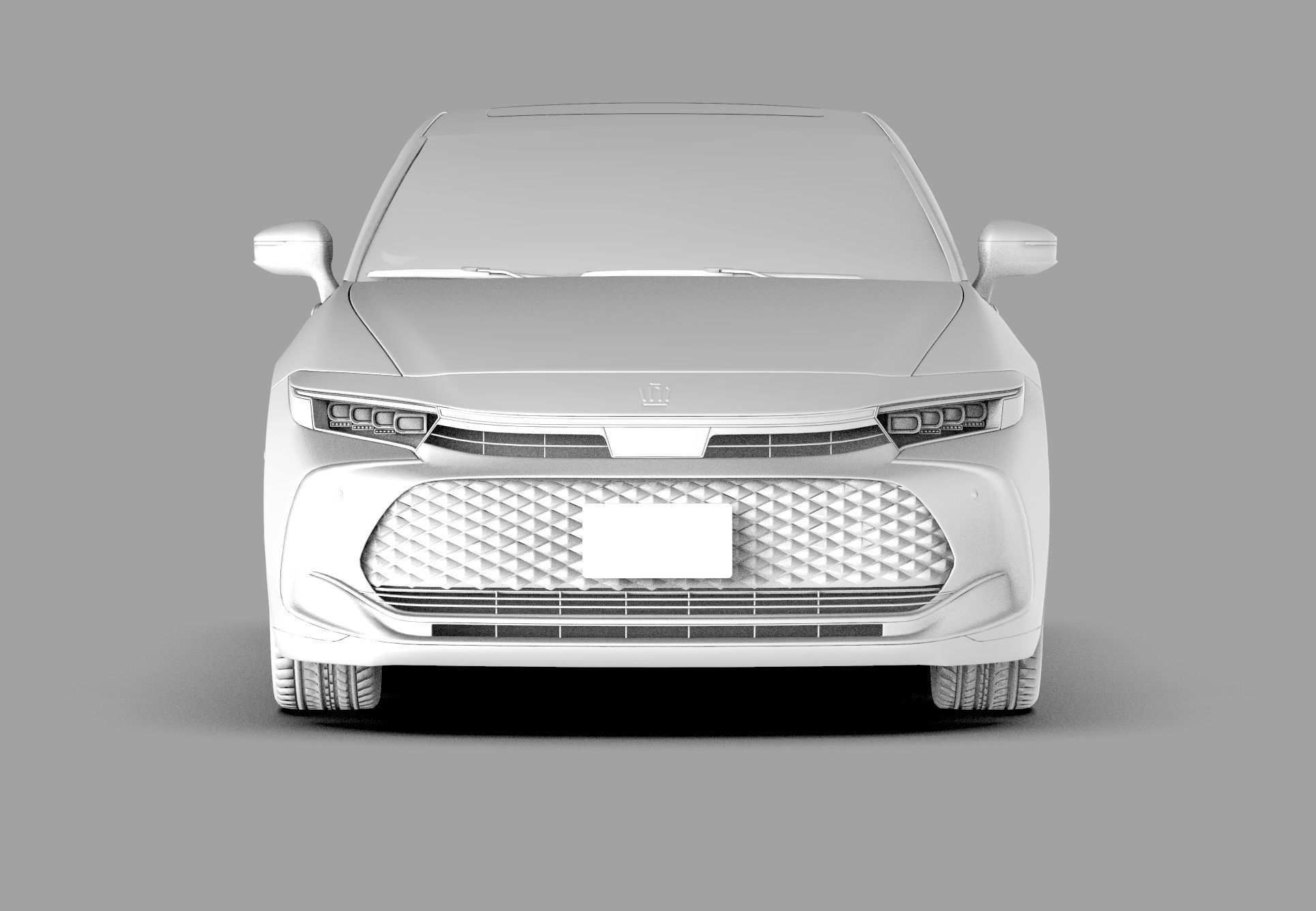 Toyota Crown Cross 2022  HQ interior 3D model_50