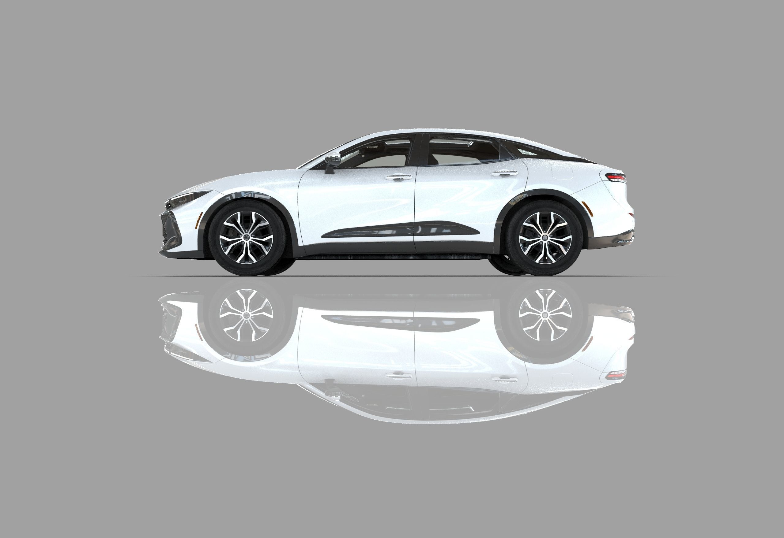 Toyota Crown Cross 2022  HQ interior 3D model_29