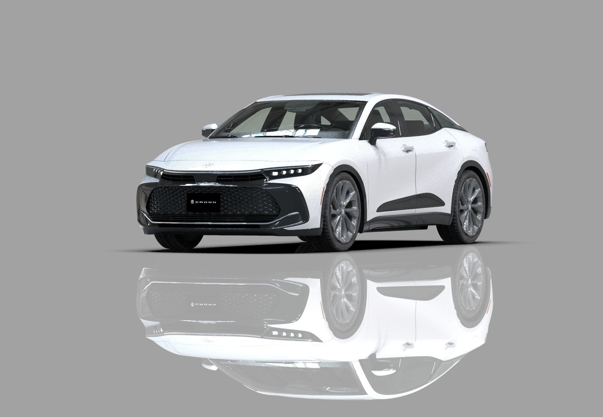 Toyota Crown Cross 2022  HQ interior 3D model_27