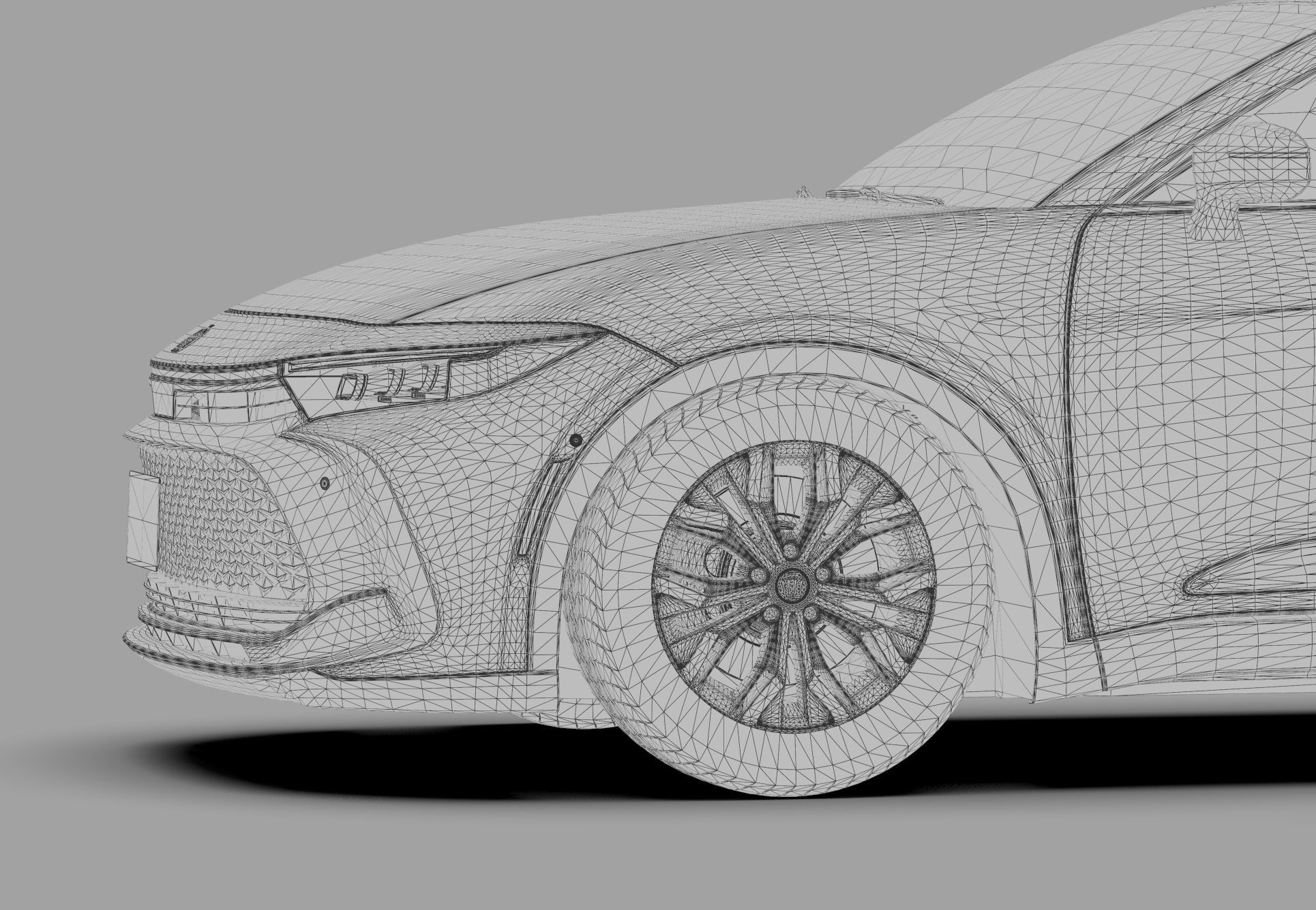 Toyota Crown Cross 2022  HQ interior 3D model_68