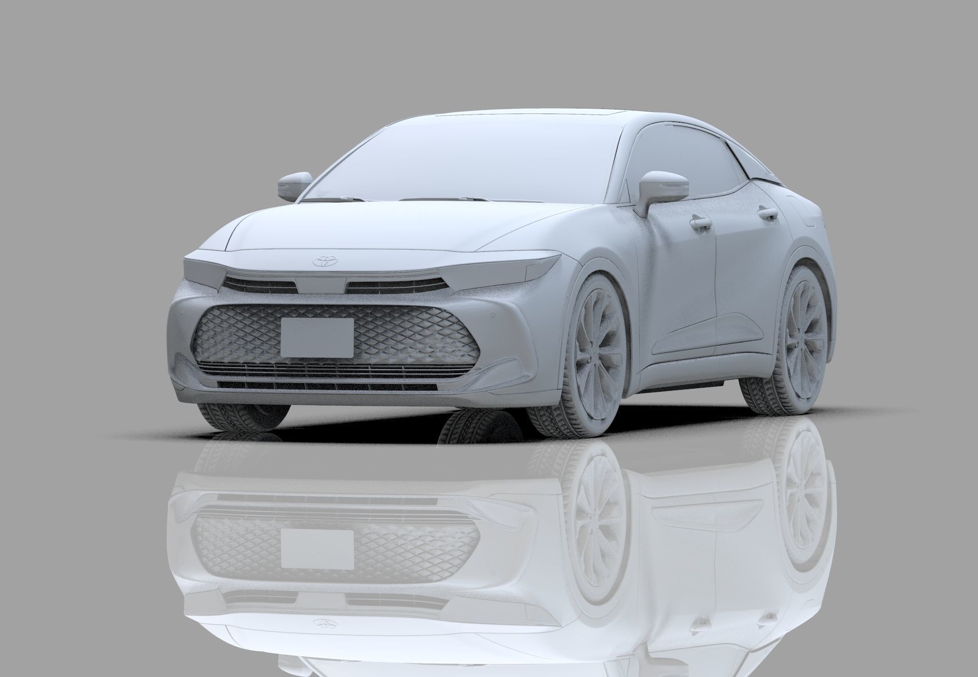 Toyota Crown Cross 2022  HQ interior 3D model_47