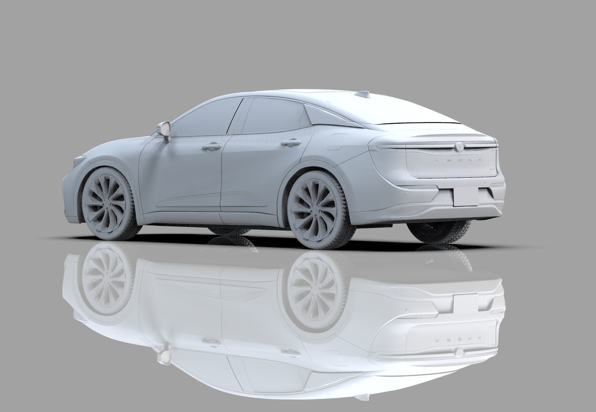 Toyota Crown Cross 2022  HQ interior 3D model_49