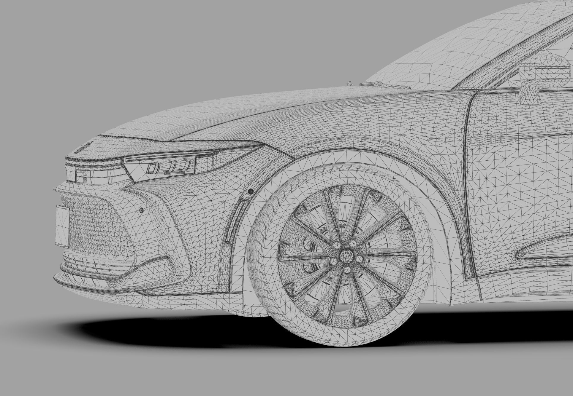 Toyota Crown Cross 2022  HQ interior 3D model_69