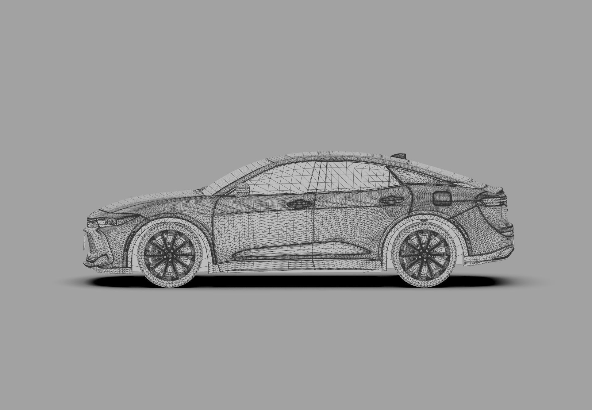 Toyota Crown Cross 2022  HQ interior 3D model_63