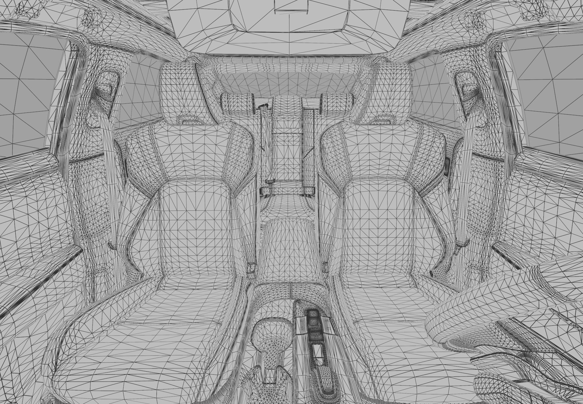 Toyota Crown Cross 2022  HQ interior 3D model_76