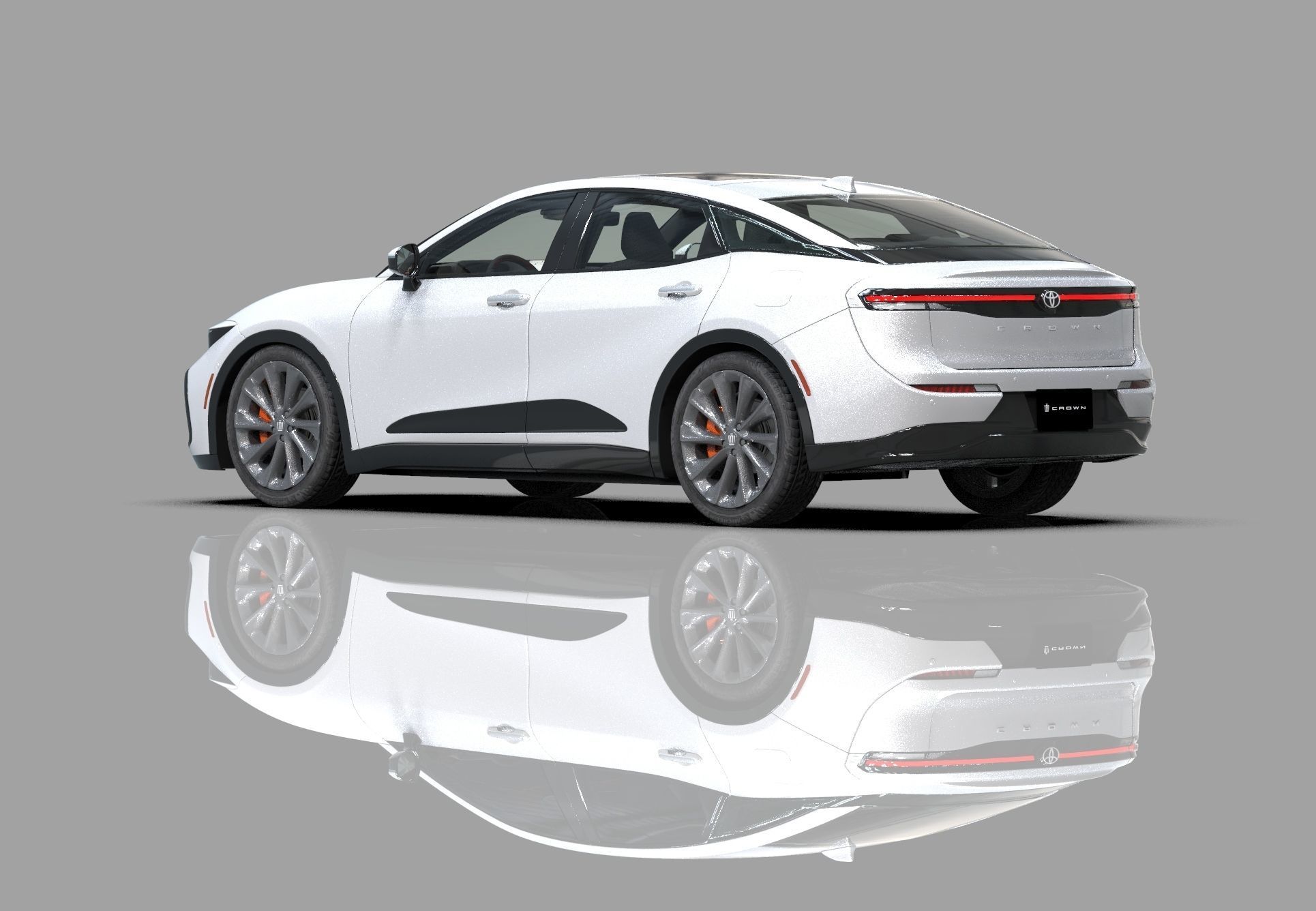 Toyota Crown Cross 2022  HQ interior 3D model_28