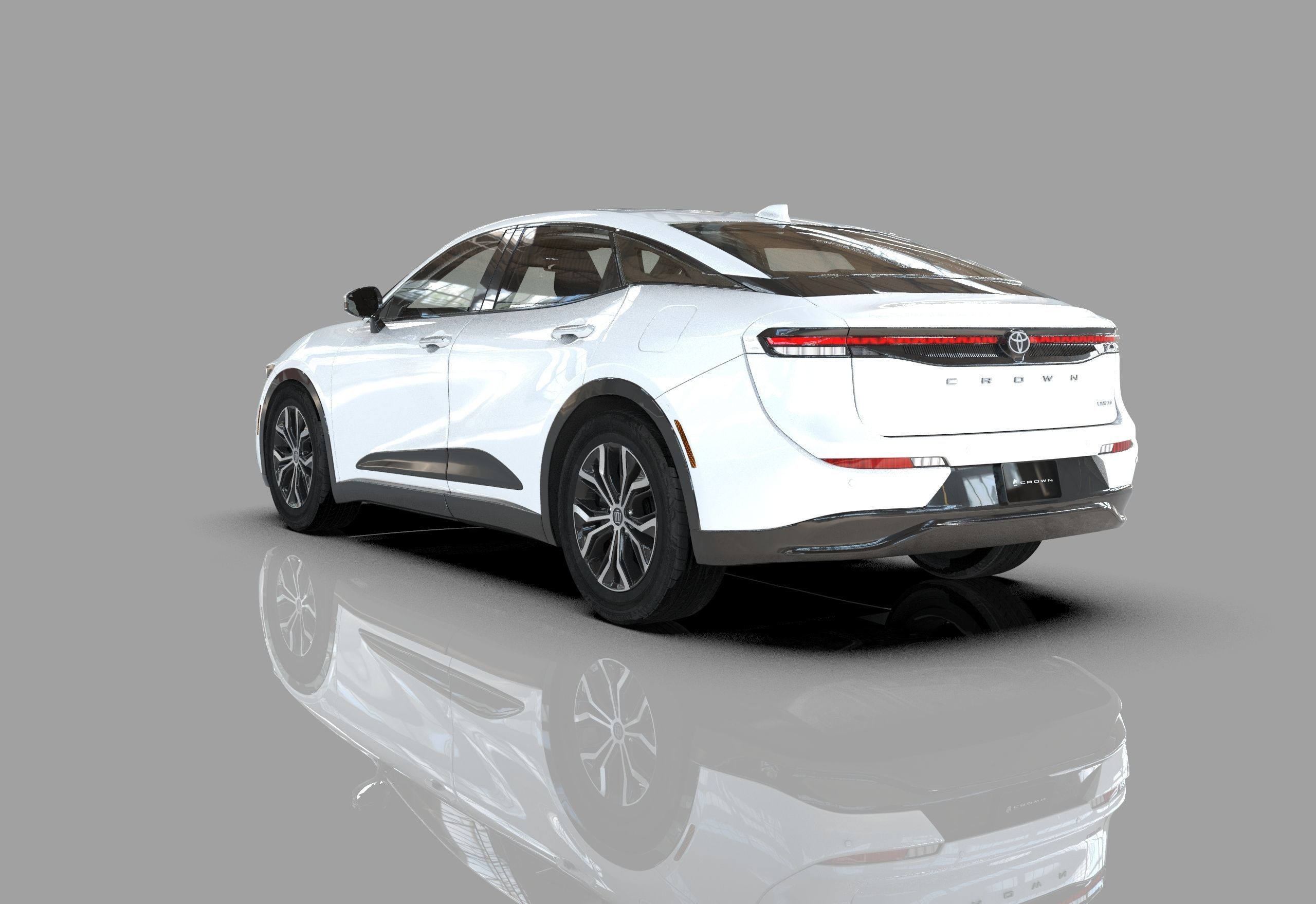 Toyota Crown Cross 2022  HQ interior 3D model_33