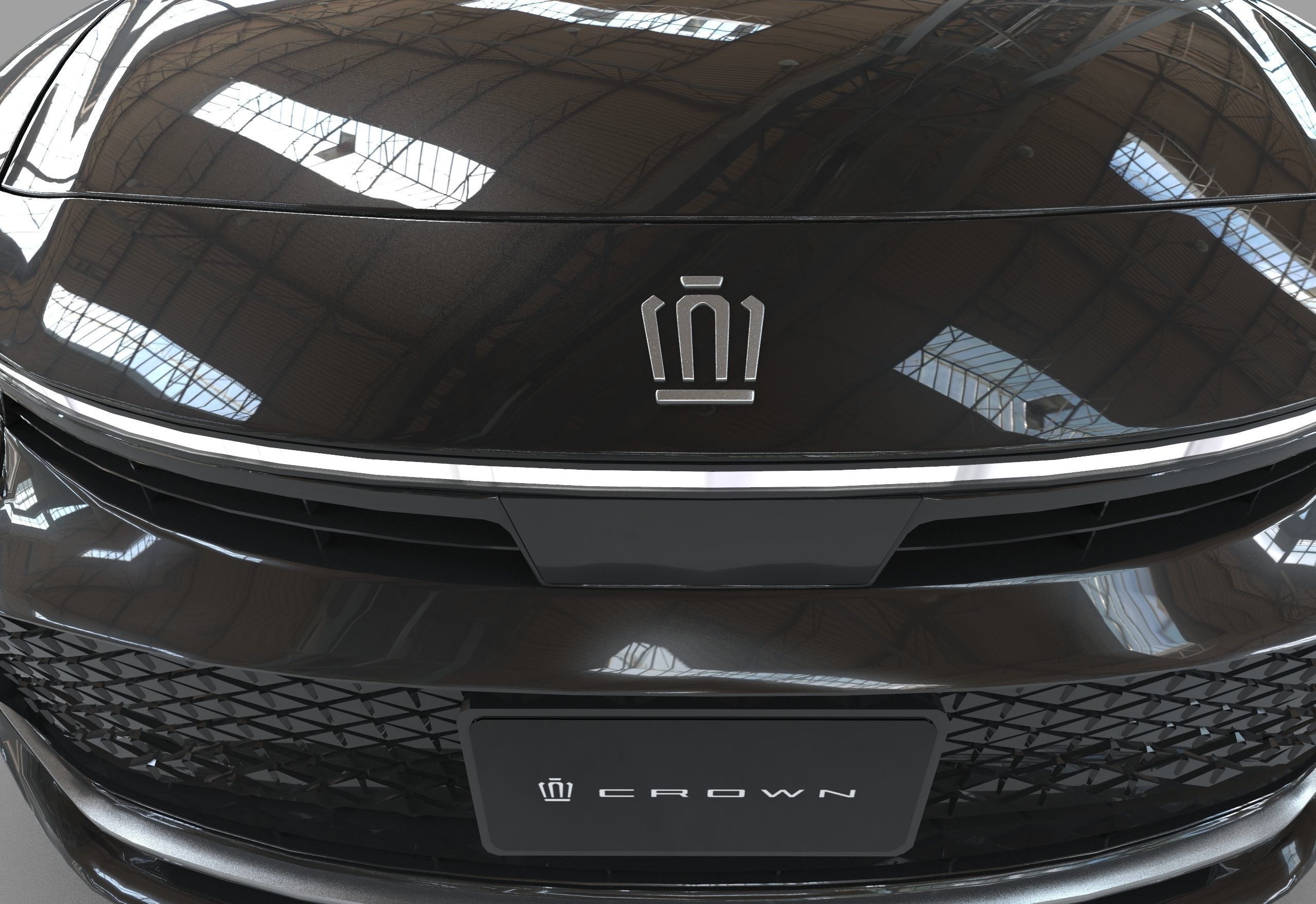 Toyota Crown Cross 2022  HQ interior 3D model_36