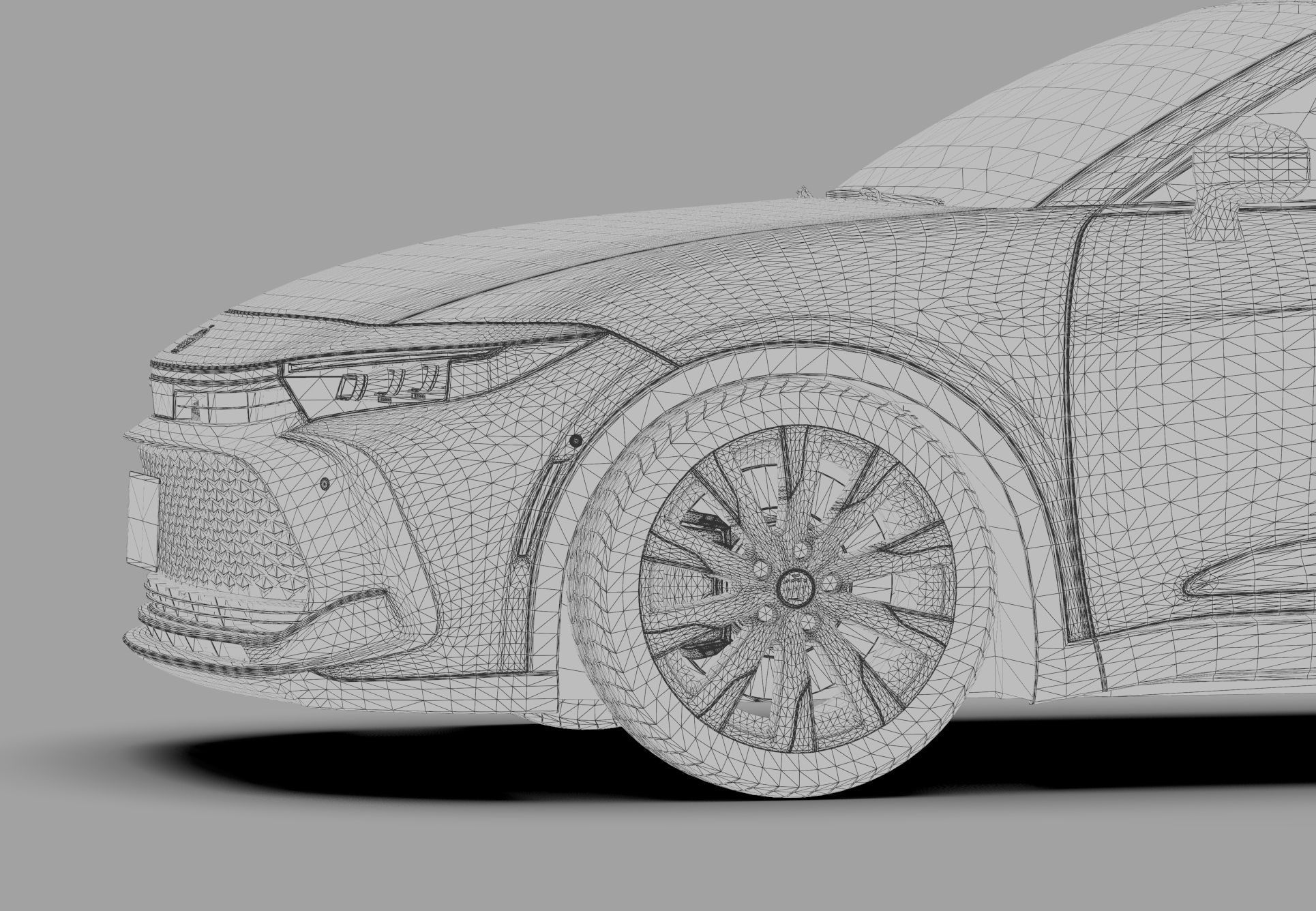 Toyota Crown Cross 2022  HQ interior 3D model_67