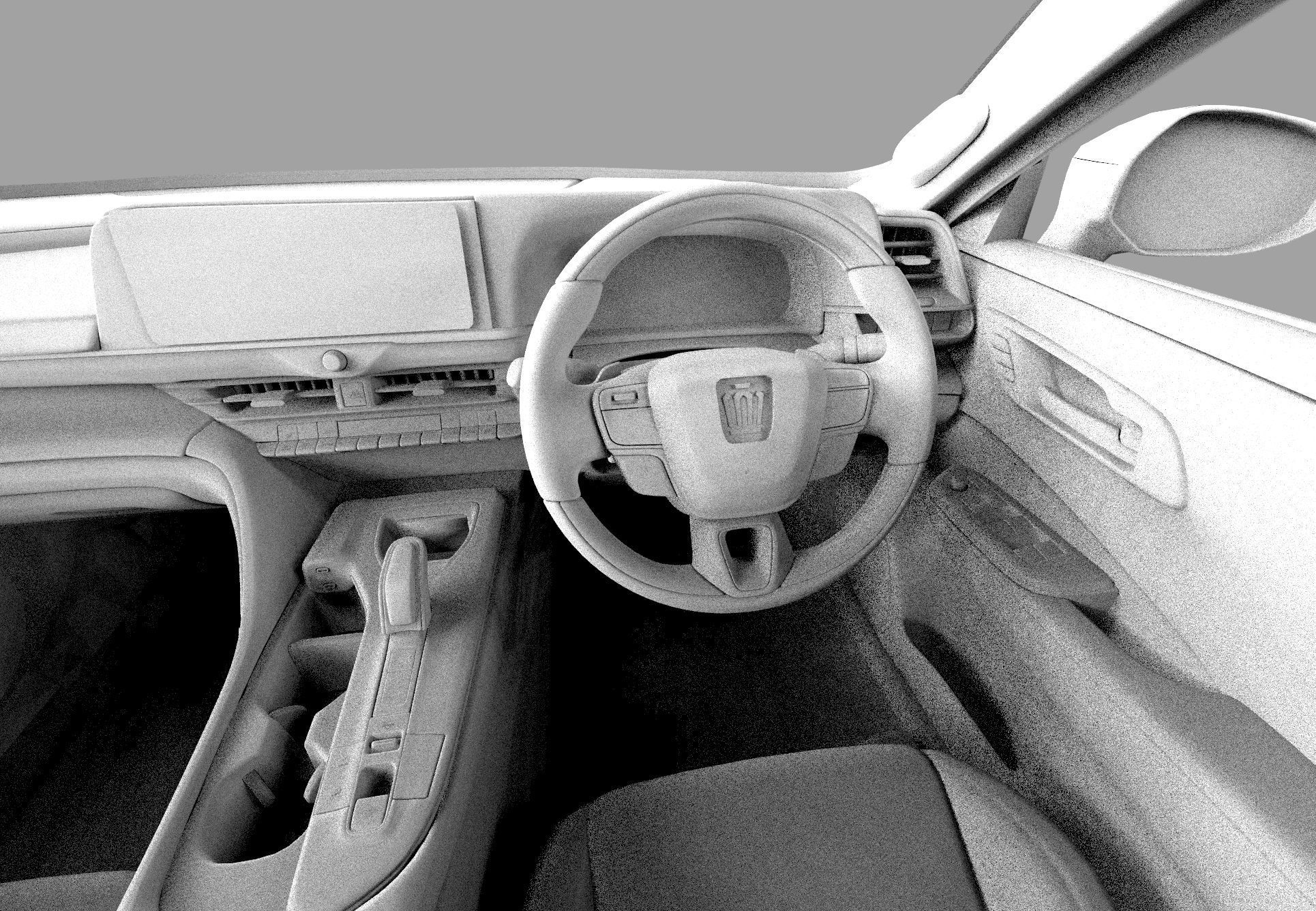 Toyota Crown Cross 2022  HQ interior 3D model_58
