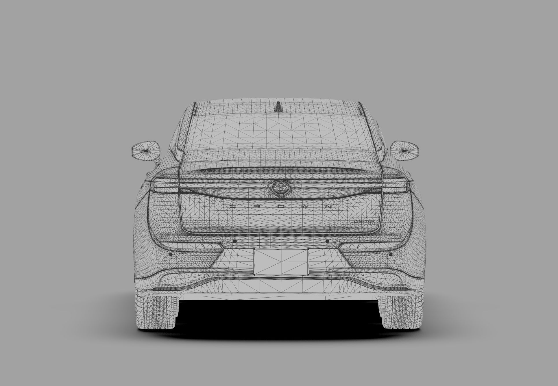 Toyota Crown Cross 2022  HQ interior 3D model_66
