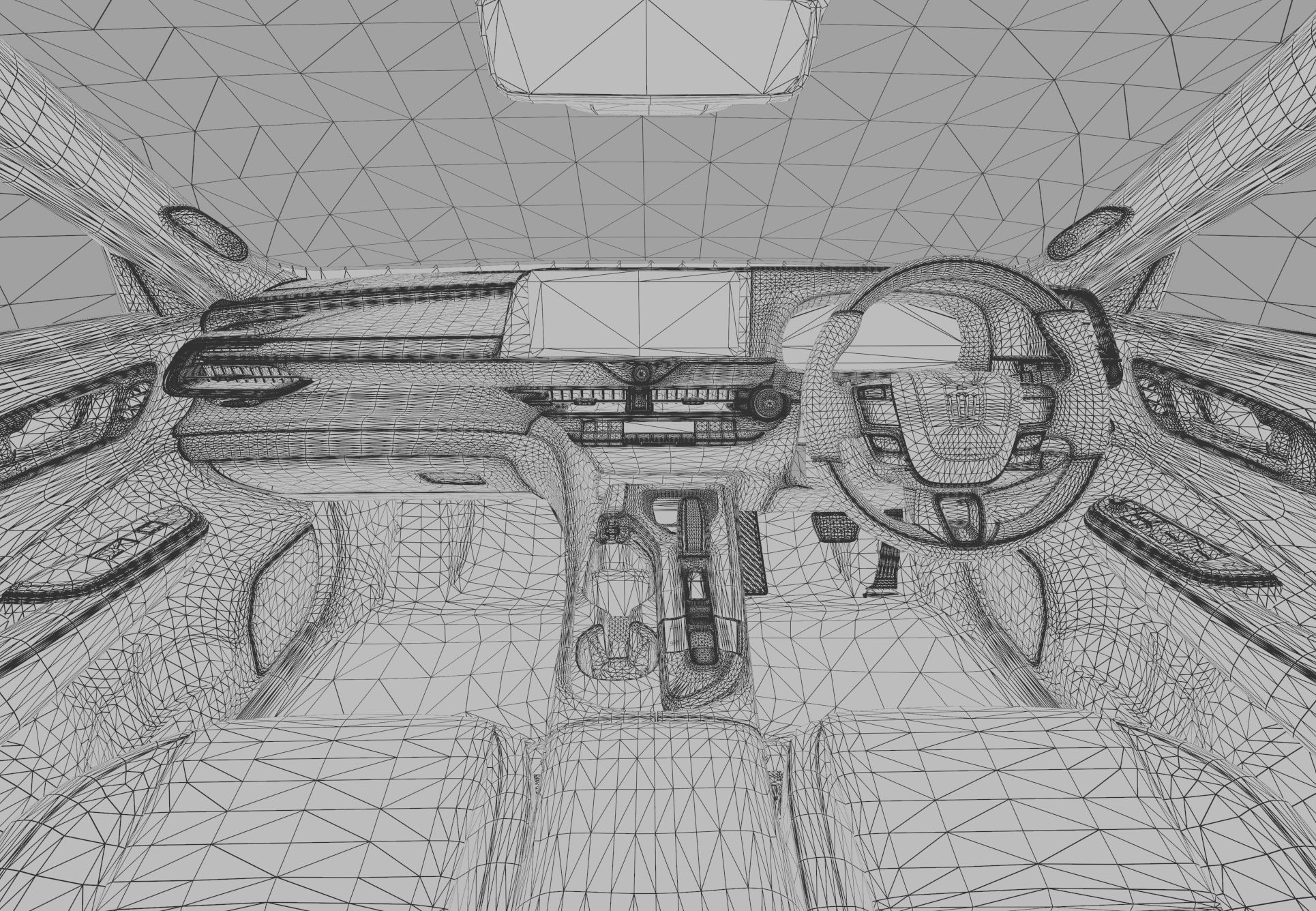 Toyota Crown Cross 2022  HQ interior 3D model_73