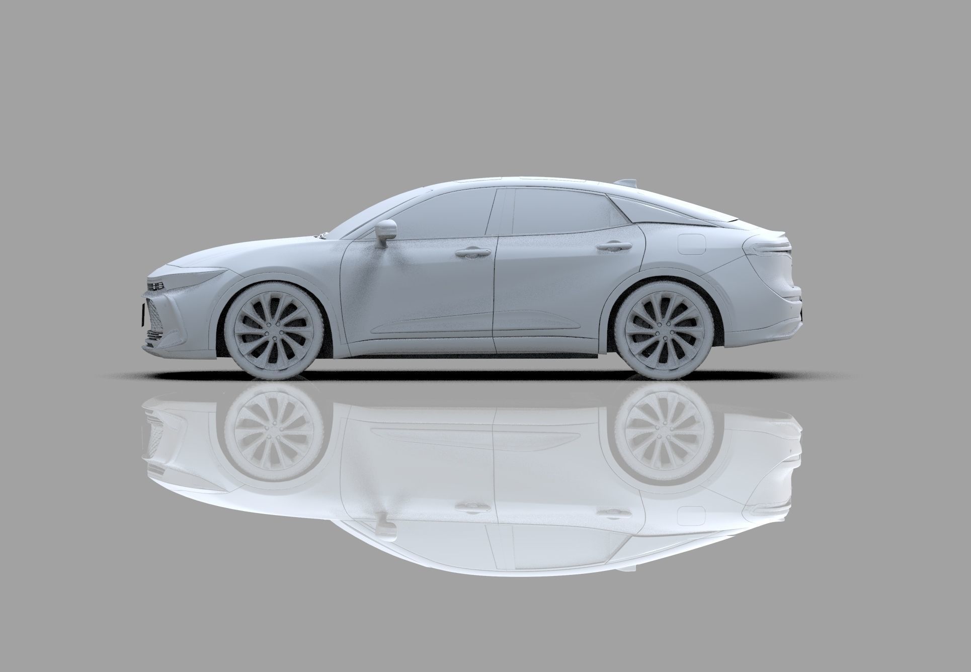 Toyota Crown Cross 2022  HQ interior 3D model_48