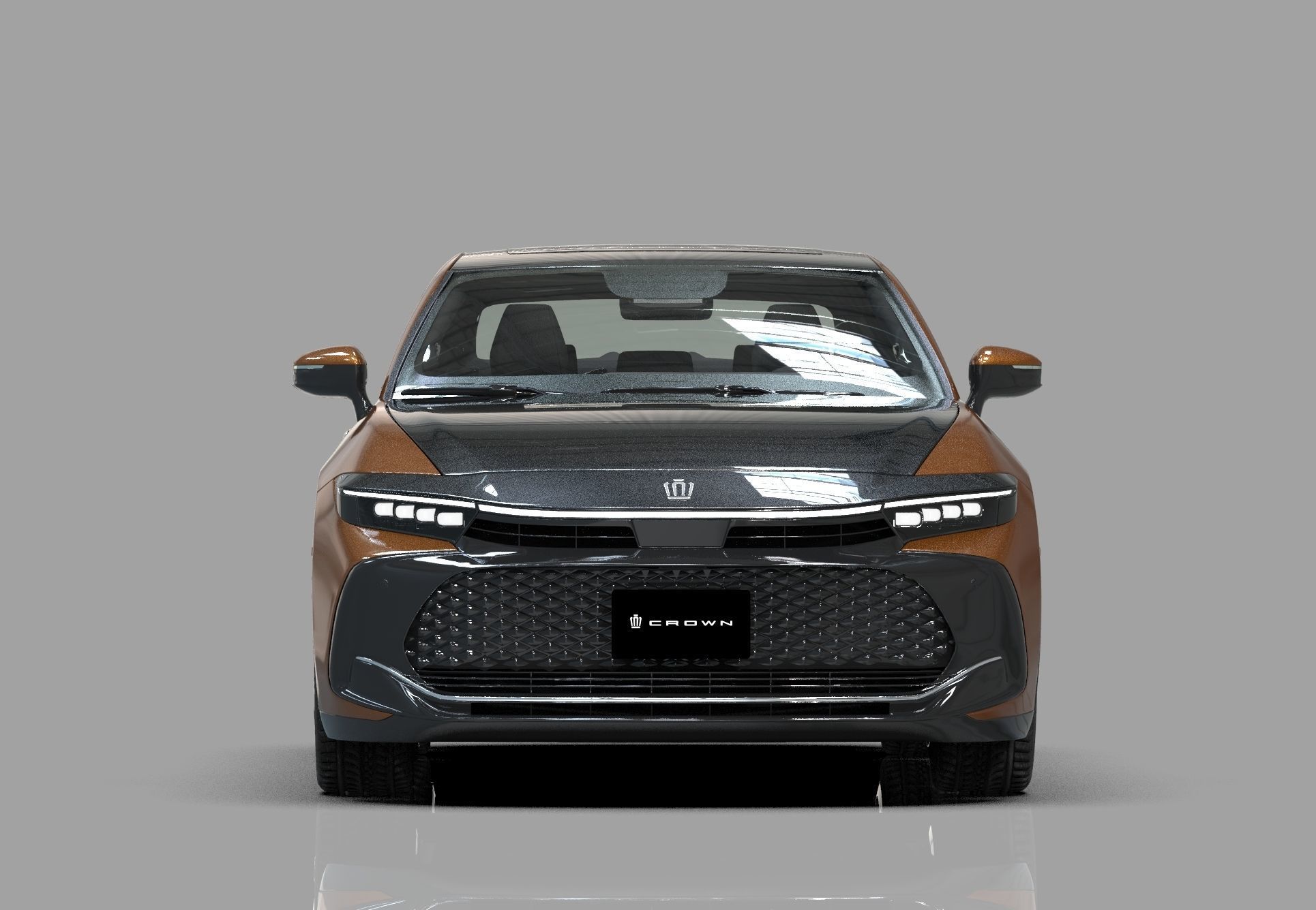 Toyota Crown Cross 2022  HQ interior 3D model_9