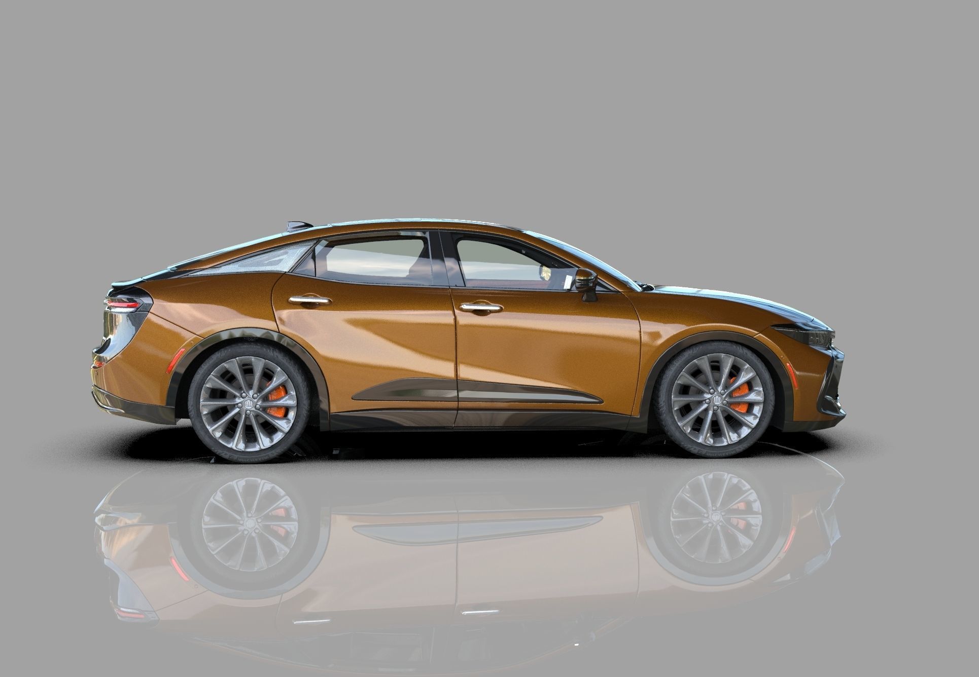 Toyota Crown Cross 2022  HQ interior 3D model_6