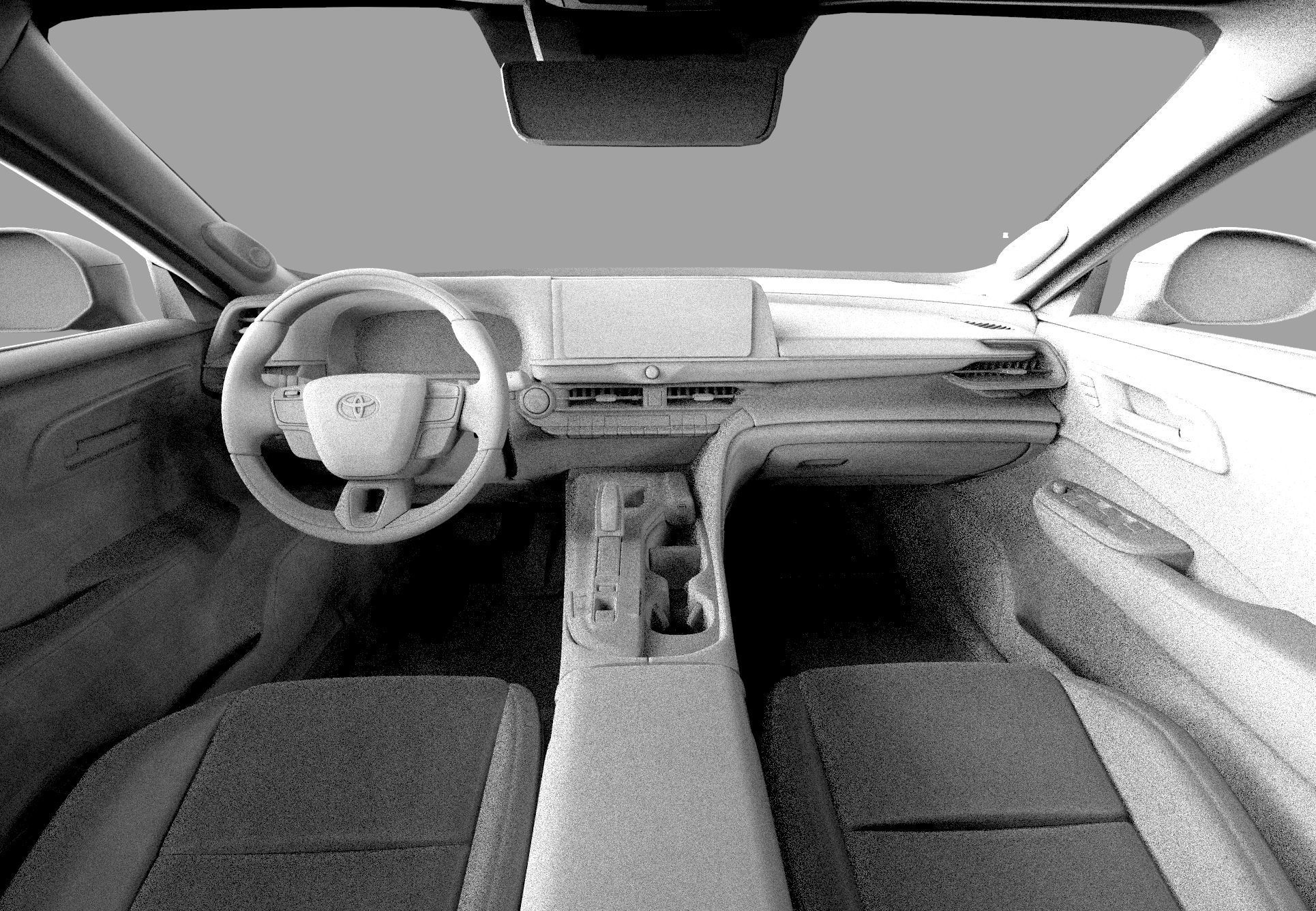 Toyota Crown Cross 2022  HQ interior 3D model_59