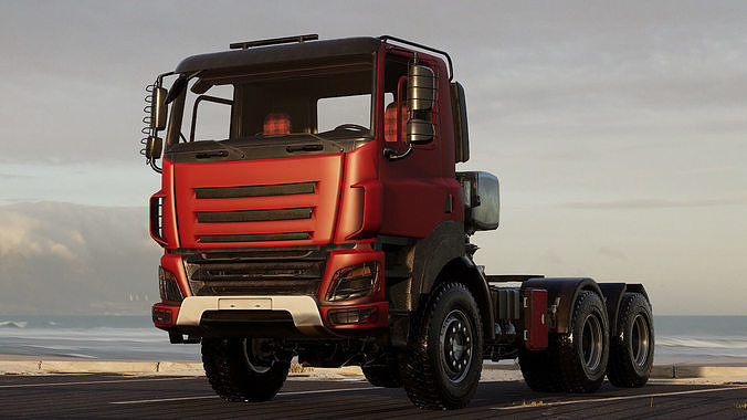 Truck Levo 6770 - Unreal Engine Project Low-poly 3D model