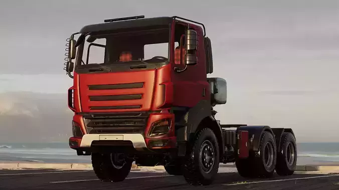 Truck Levo 6770 - Unreal Engine Project Low-poly 3D model