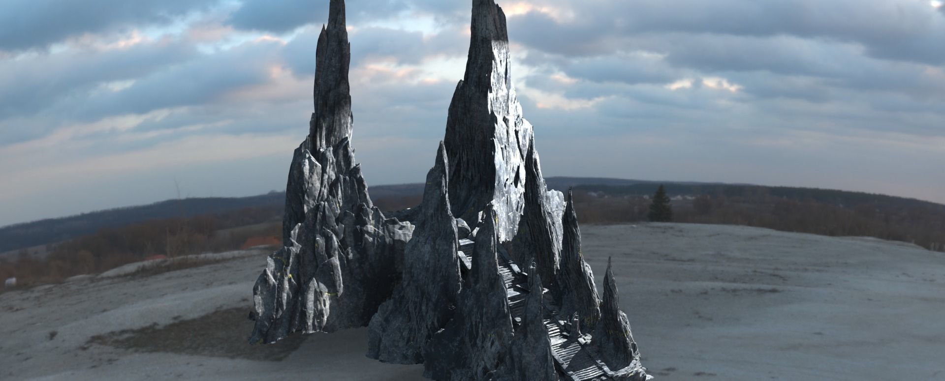 Kali Ancient rocks  3D model_1