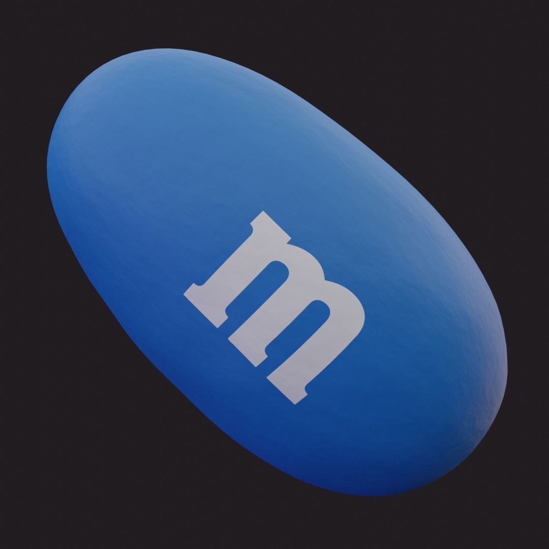 MM Chocolate Candy 3D Models and animation  3D model_4