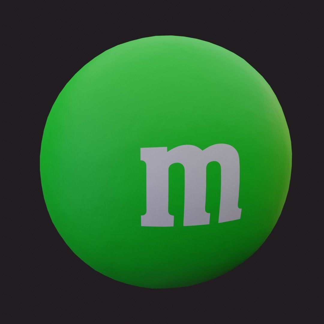 MM Chocolate Candy 3D Models and animation  3D model_7