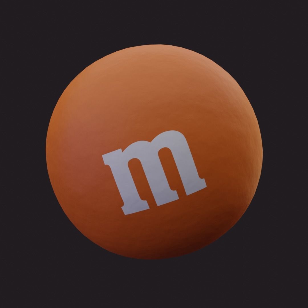 MM Chocolate Candy 3D Models and animation  3D model_5