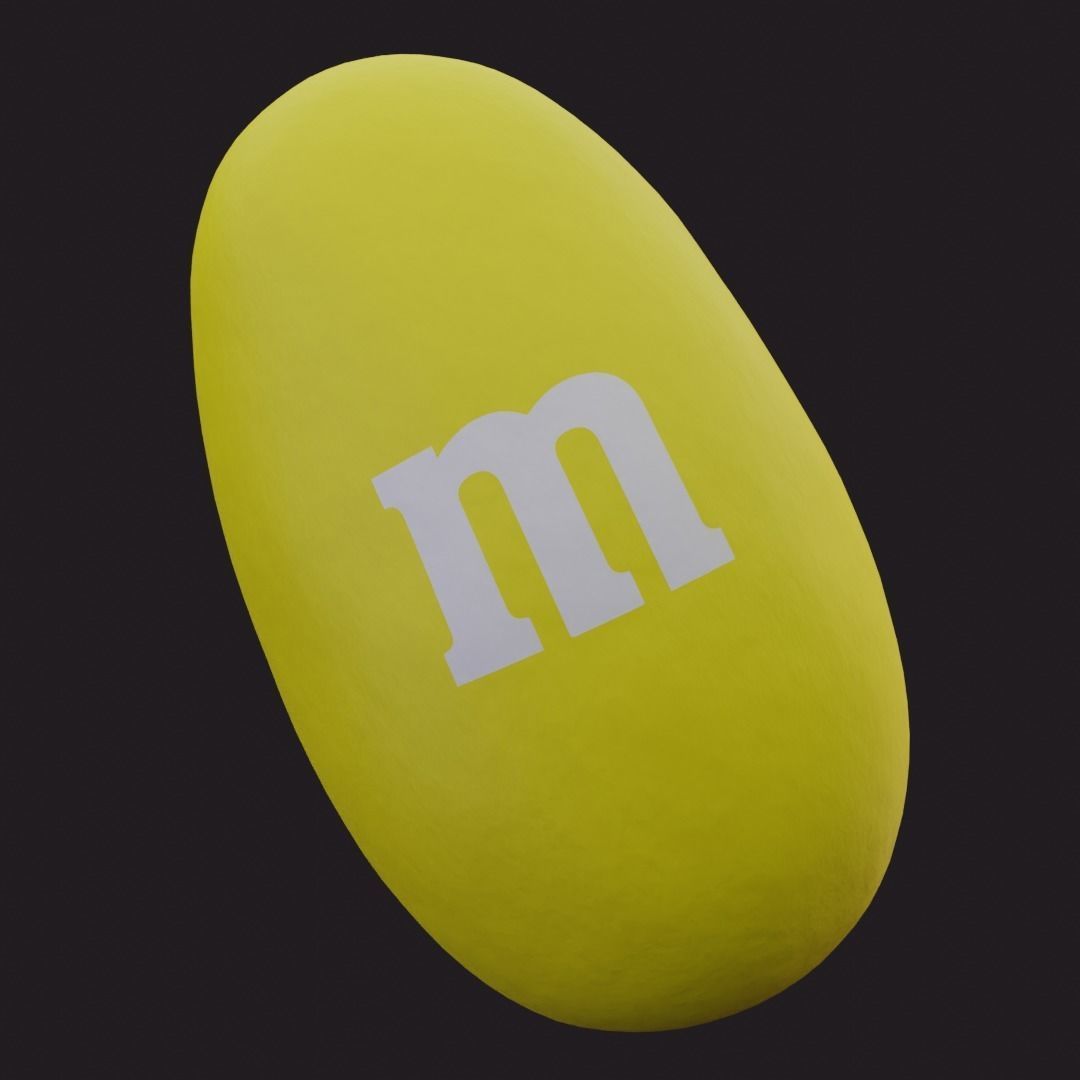 MM Chocolate Candy 3D Models and animation  3D model_8