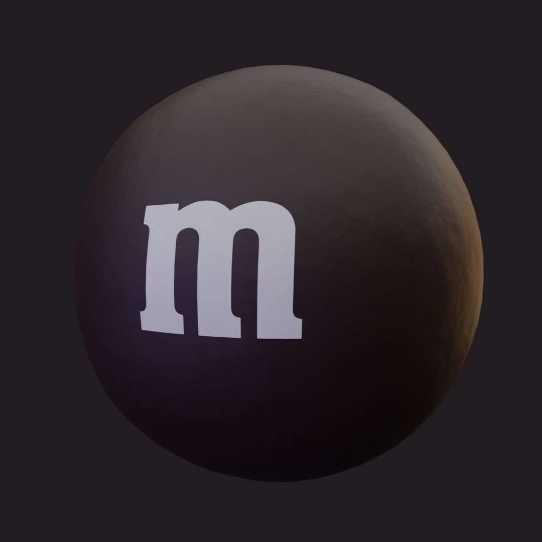 MM Chocolate Candy 3D Models and animation  3D model_6