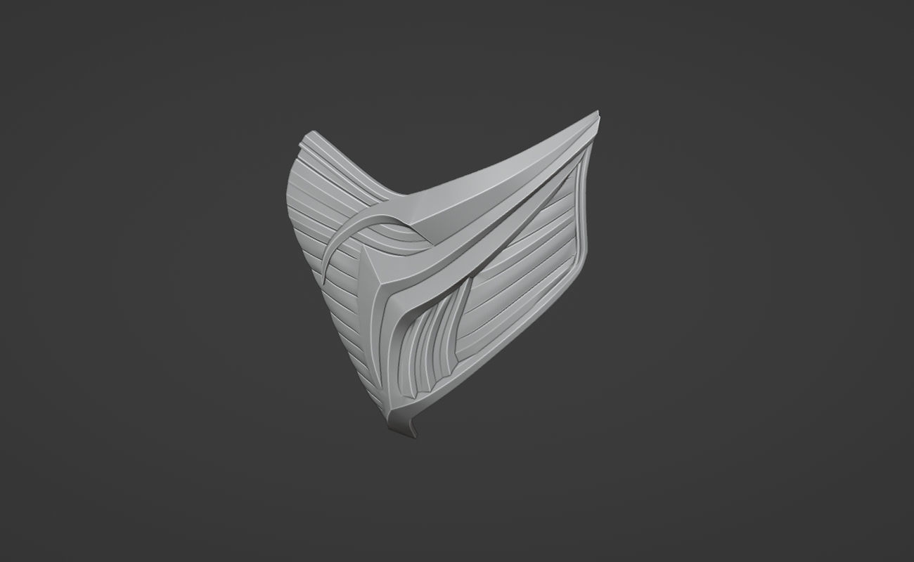 Rain mask from MK1 - Cryo magician mask 3D print model_4