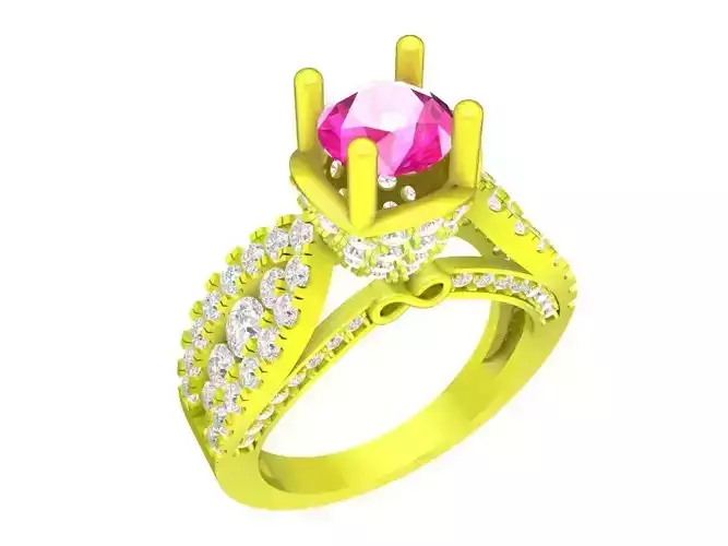 A7171 Fashion Korean Style Diamond Women Ring
