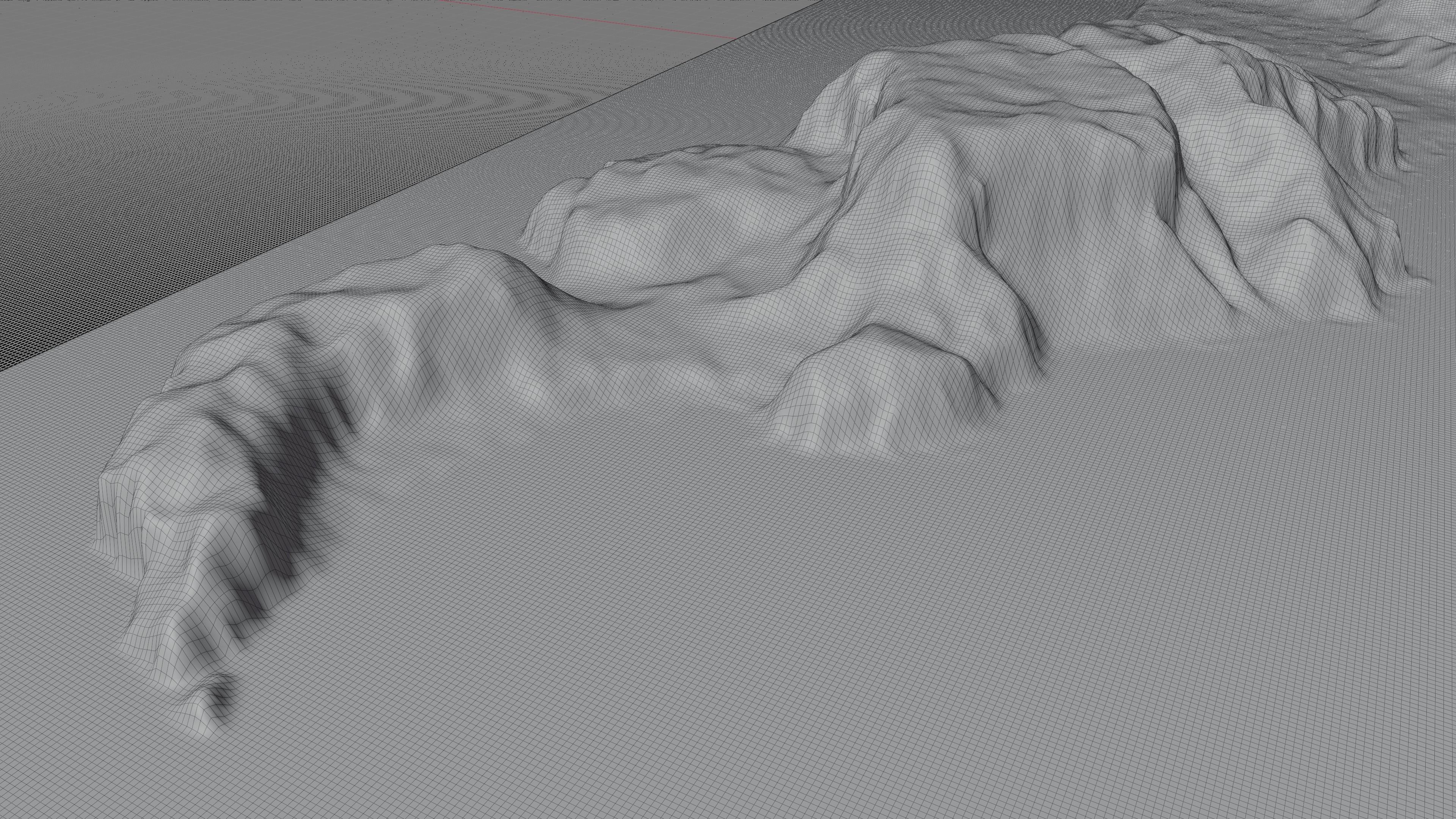 Nii-jima Island 3d model terrain Low-poly 3D model_12