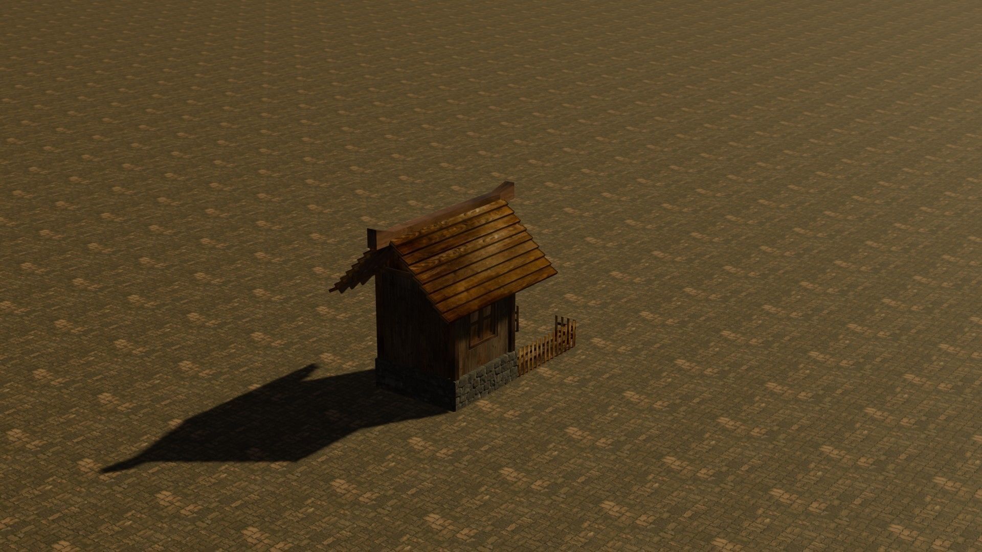 medieval house 9 Free low-poly 3D model_7