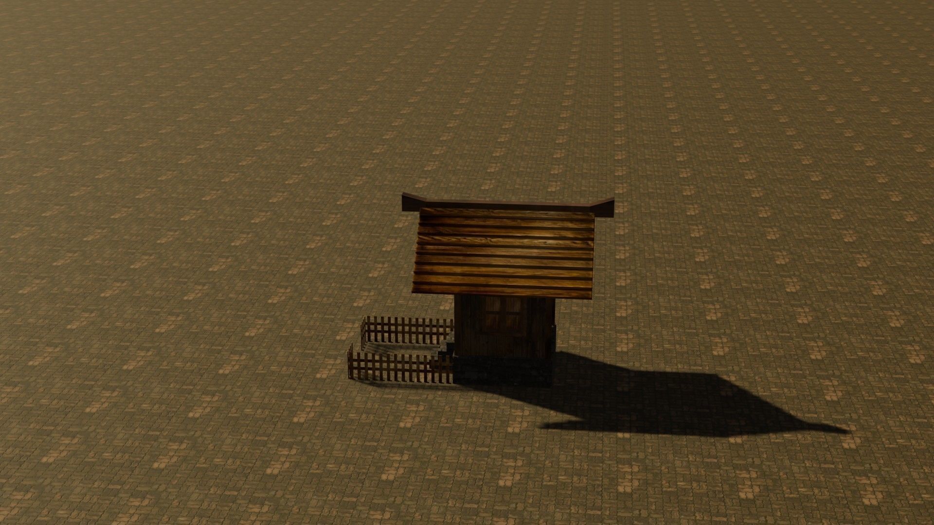 medieval house 9 Free low-poly 3D model_9