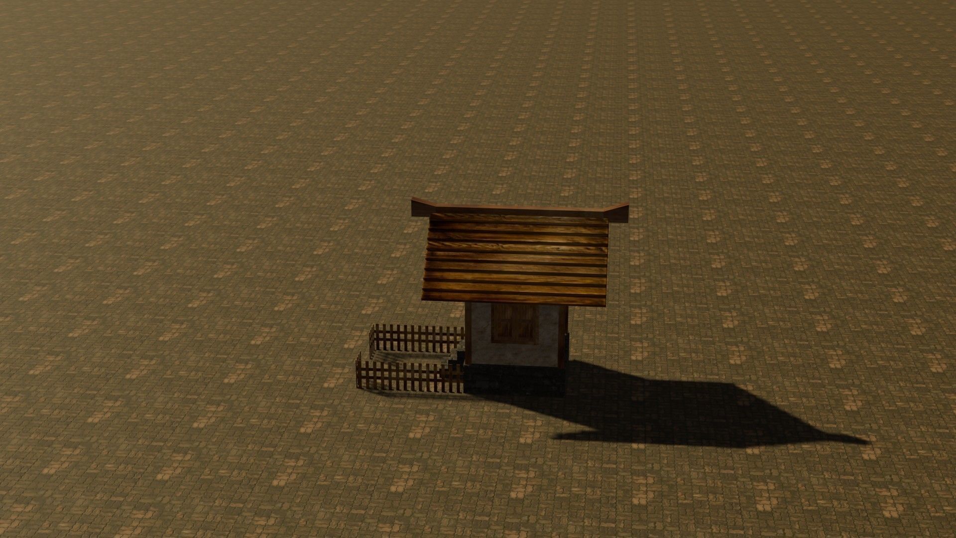 medieval house 7 Free low-poly 3D model_9