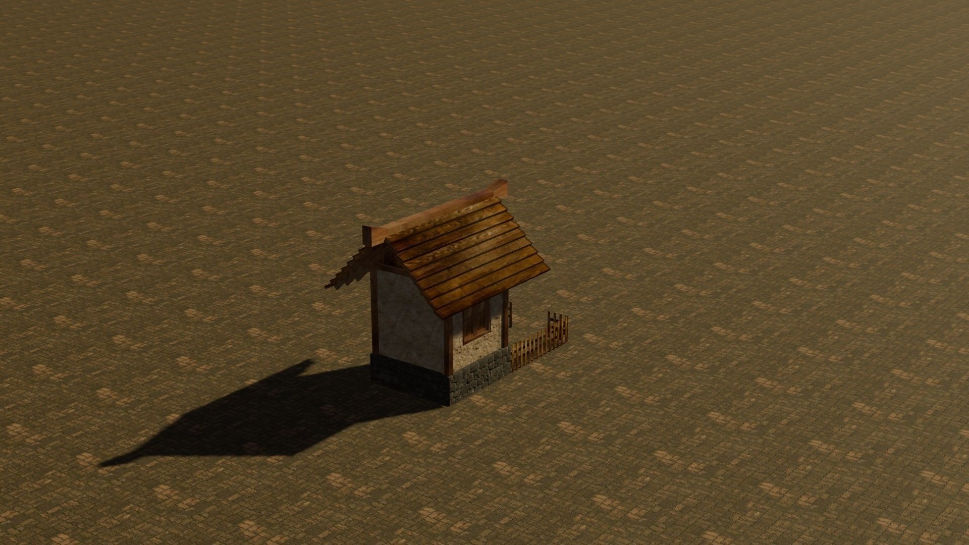 medieval house 7 Free low-poly 3D model_7