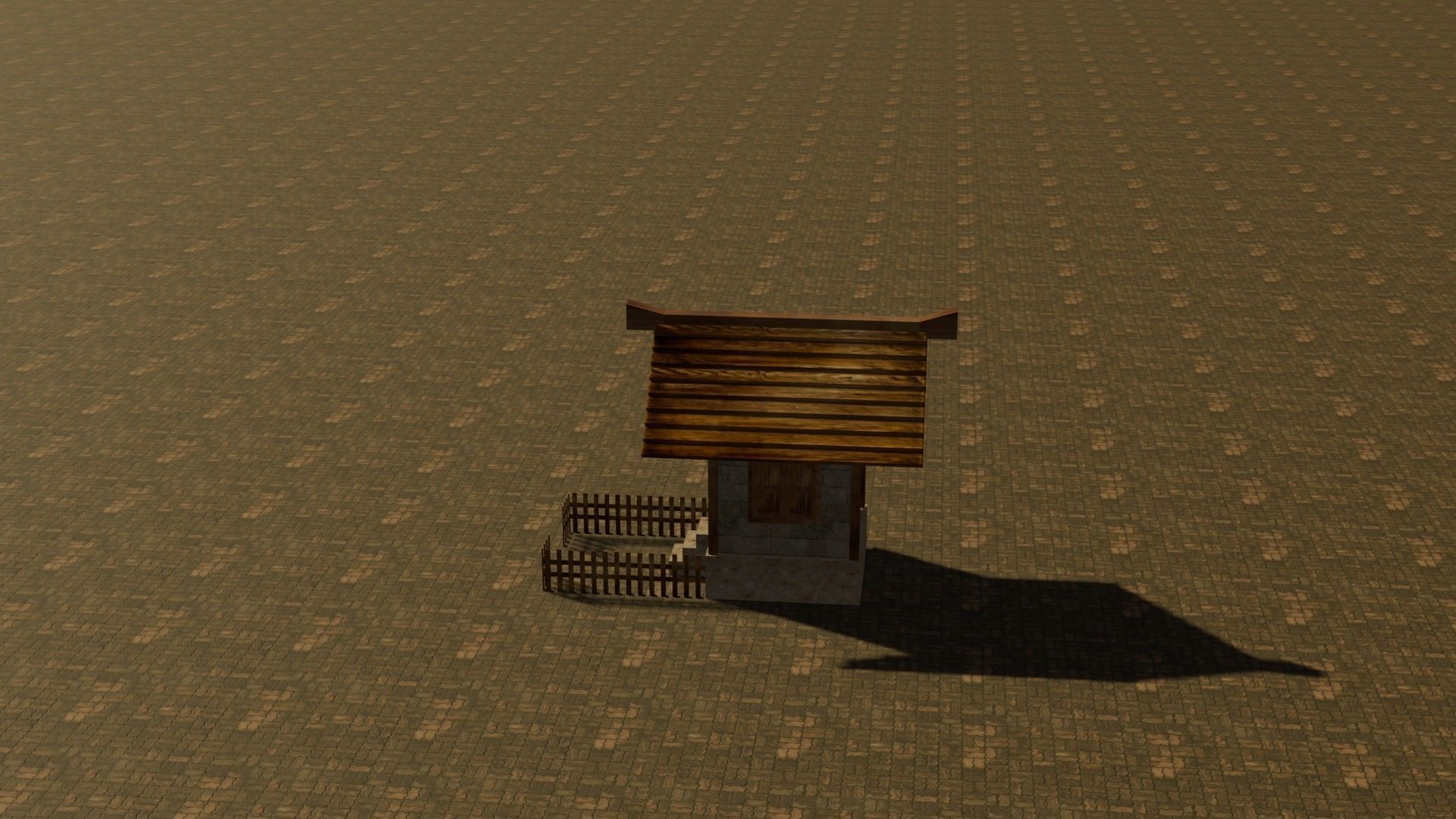 medieval house 4 Free low-poly 3D model_9