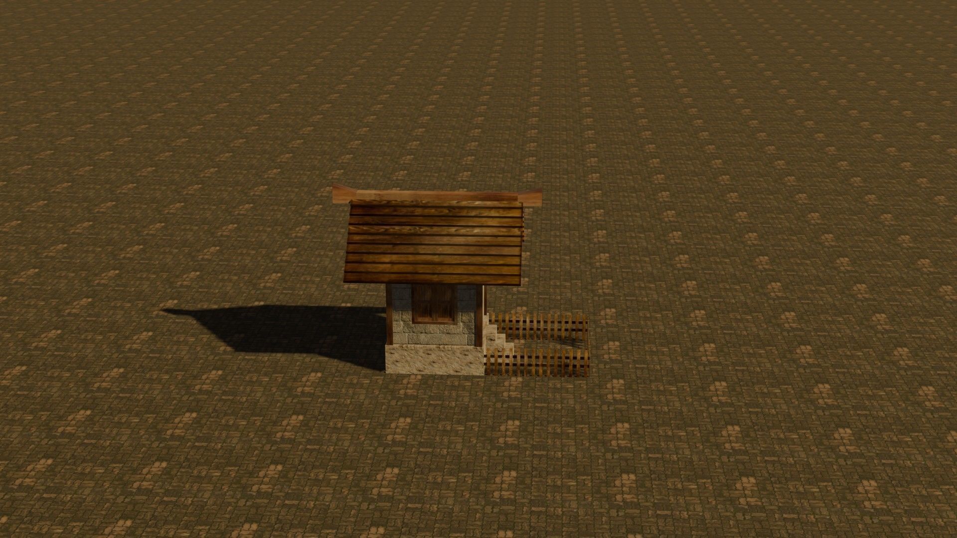 medieval house 4 Free low-poly 3D model_6