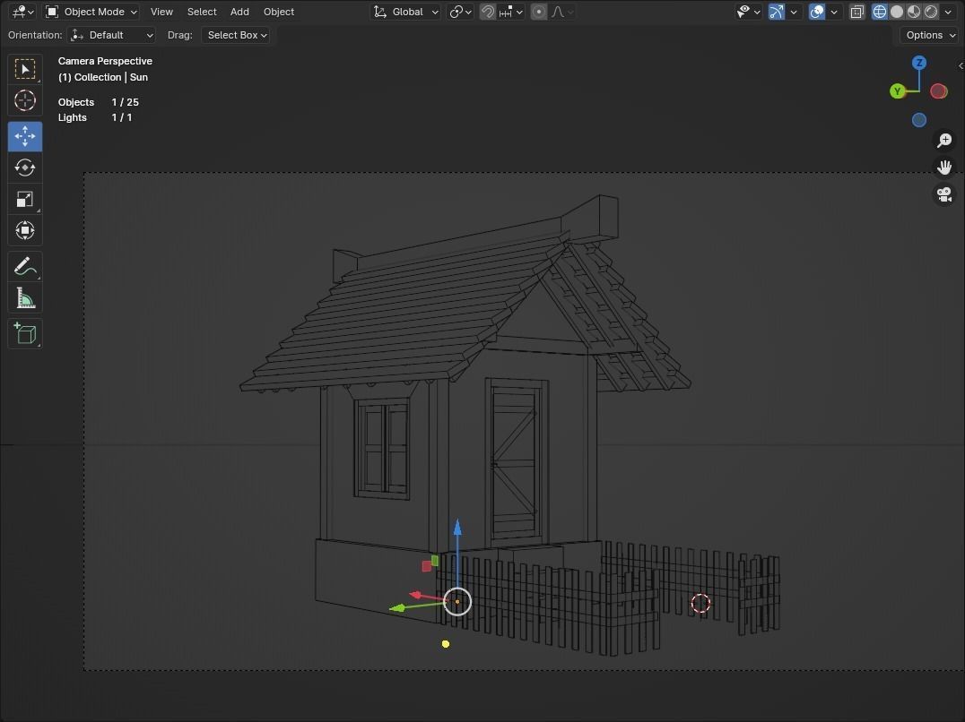 medieval house 4 Free low-poly 3D model_20