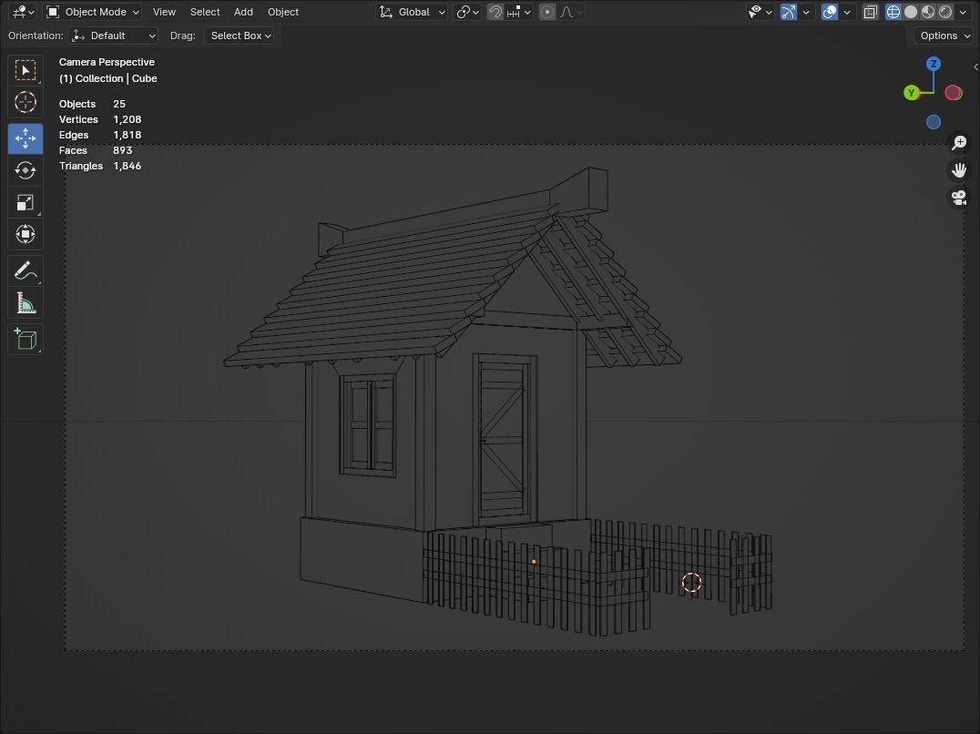 medieval house 3 Free low-poly 3D model_20