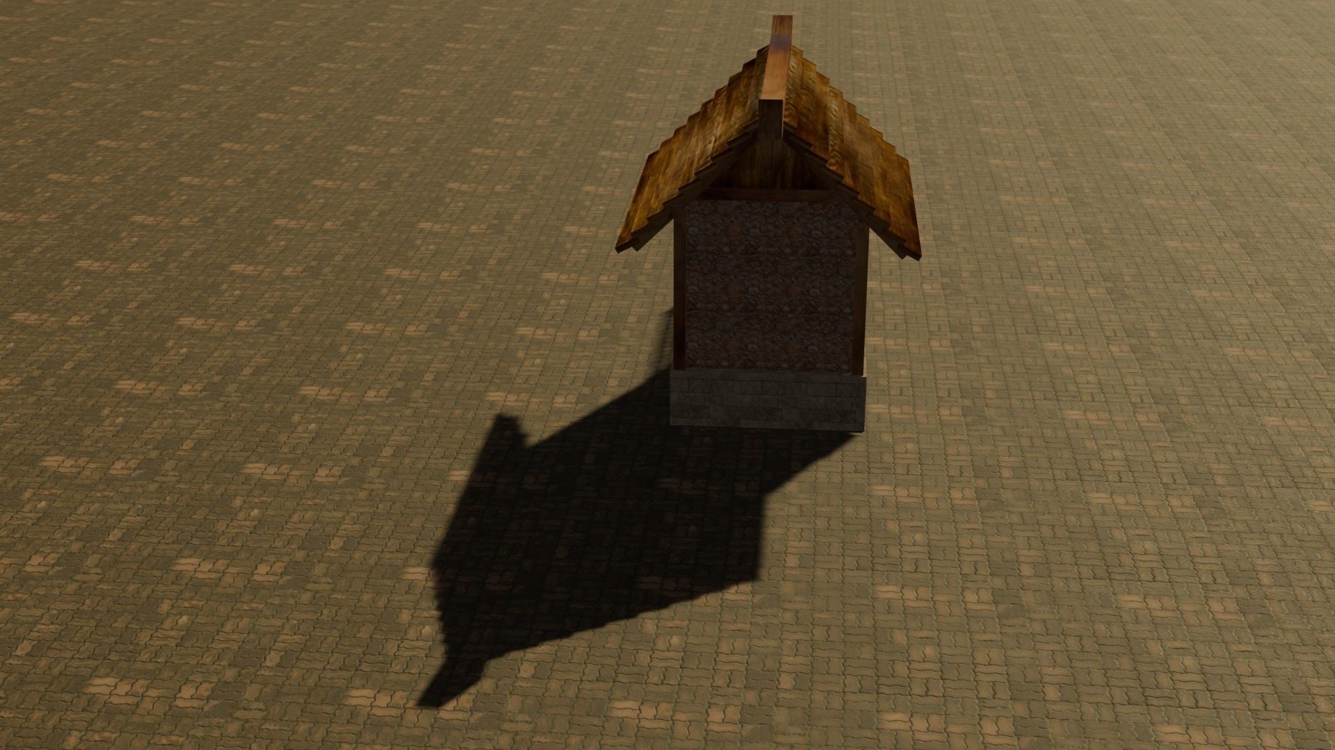 medieval house 2 Free low-poly 3D model_16