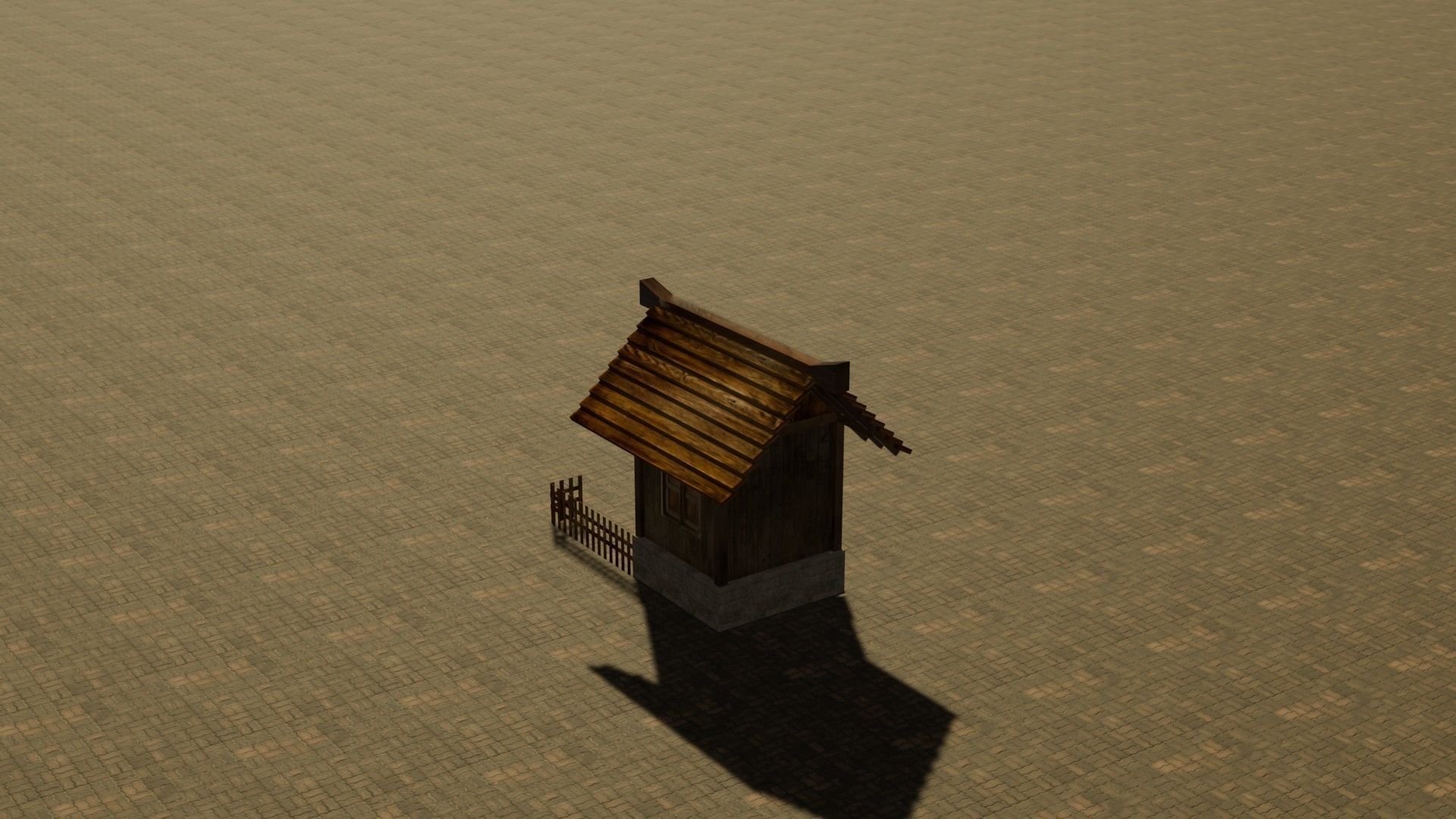 medieval house 16 Free low-poly 3D model_8