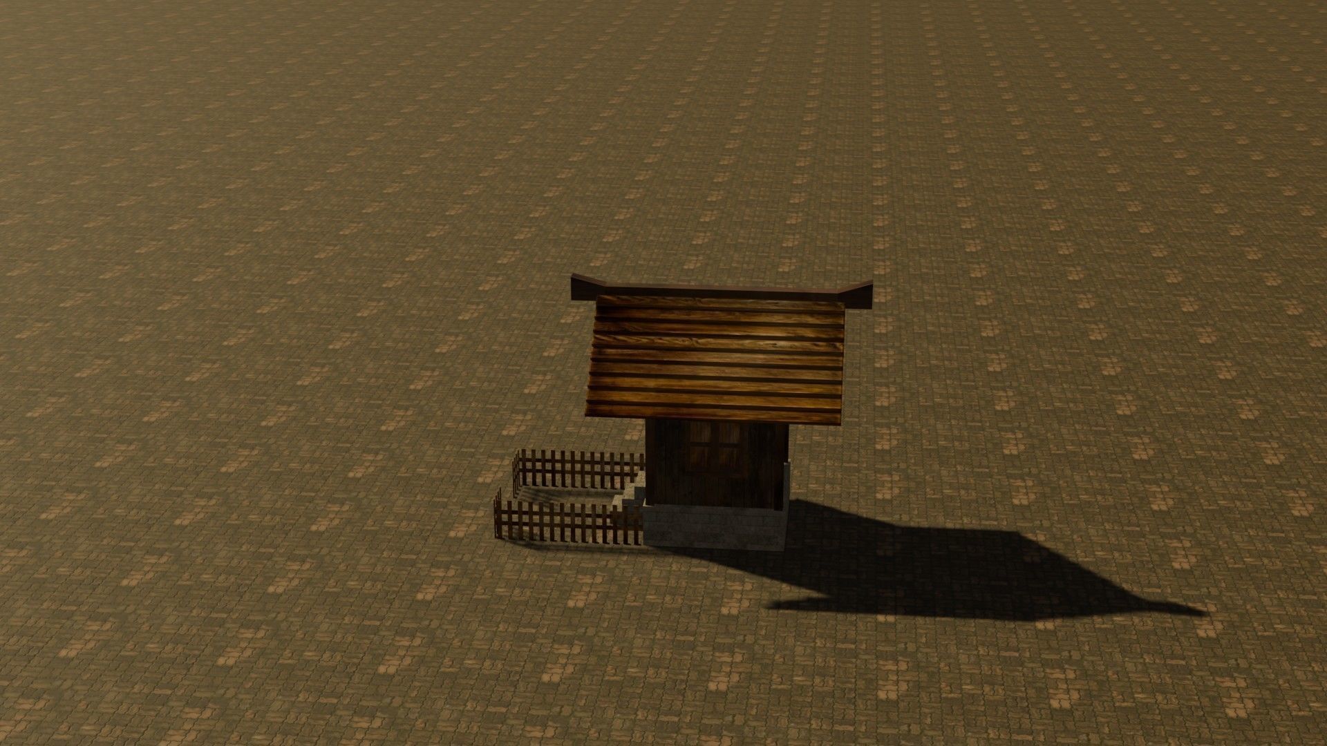 medieval house 16 Free low-poly 3D model_9