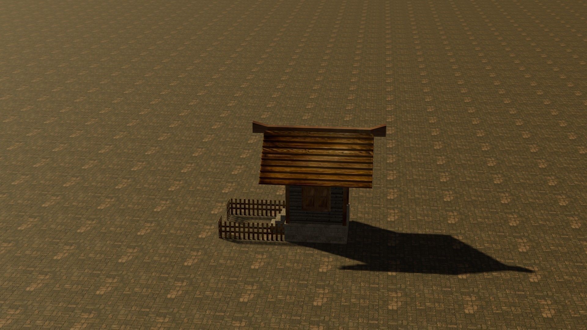 medieval house 15 Free low-poly 3D model_9