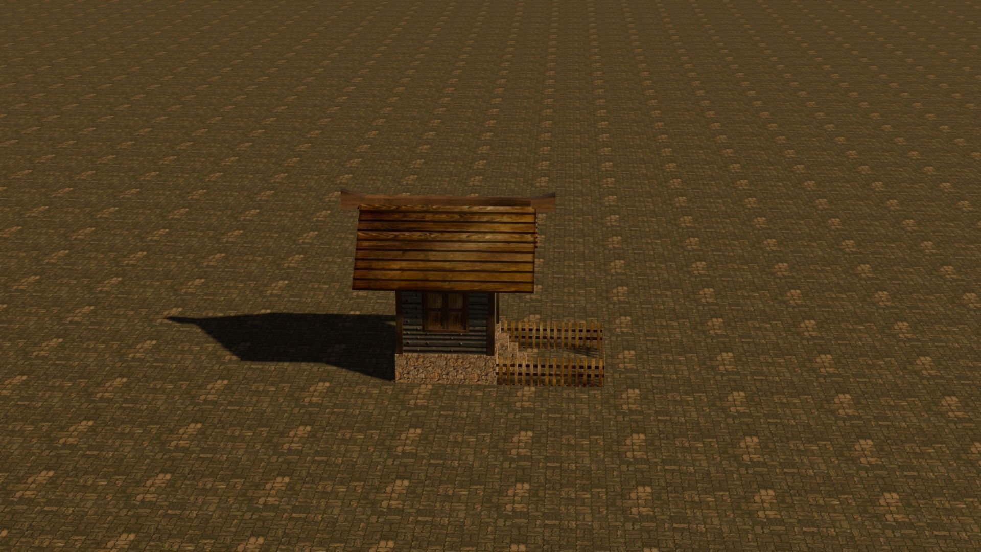 medieval house 12 Free low-poly 3D model_6