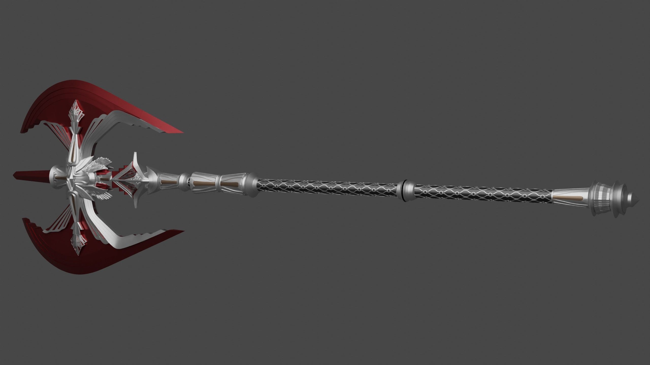 Final fantasy XV Royal arms axe of the conqueror 3d print 3D print model_7